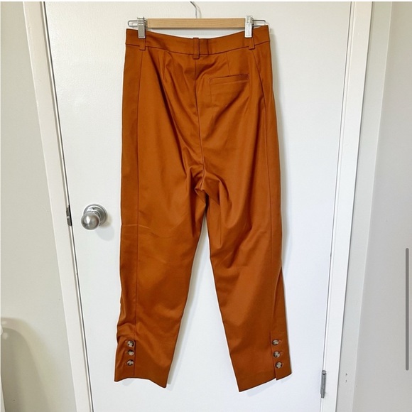 NWT Banana Republic x Harbison High Waist Pleated Safari Suit Pant Brown size 2 - Picture 8 of 16